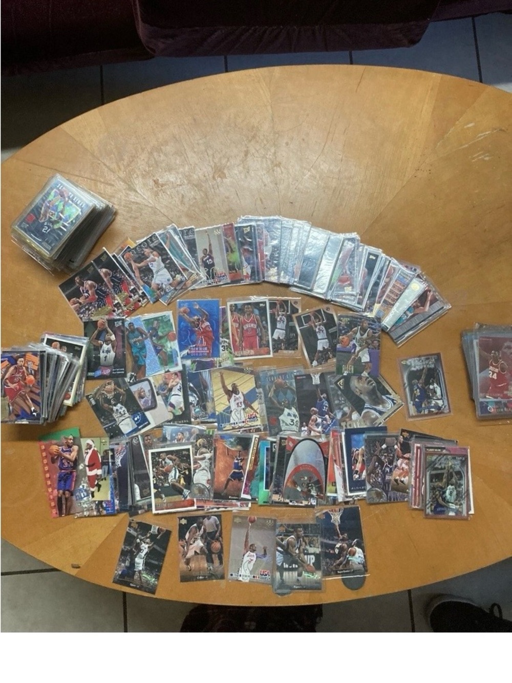 300+ 90s NBA Basketball Card Lot Fleer Metal RC